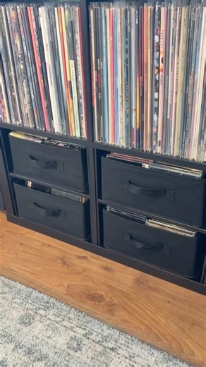 IKEA Kallax CD storage hack! #cdcollector #cdcollection #physicalmedia #ikeahack