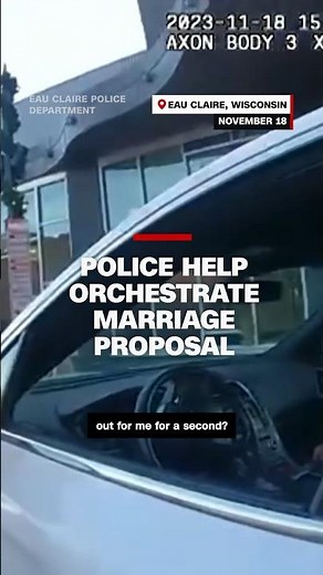 Police help orchestrate marriage proposal
