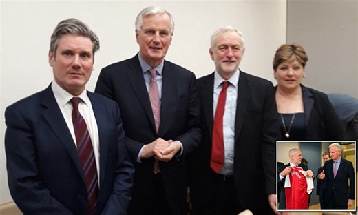 Corbyn 'told Eurocrats he would keep UK in customs union'