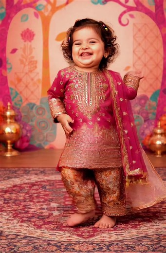 Baby understood the assignment 🔥 Bollywood dance timing with full Indian dance vibes! #babydancechallenge #cutedance #babydance #bollywooddance #indiandance