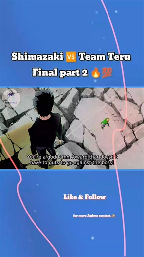 Shimazaki Mind's Eye! ⚡☠️🥶 #anime #animeedit #animelover | Animemeng