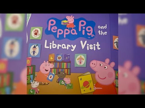 Peppa pig and the library visit 🐷 📚 