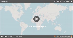 Cinder Track on plotaroute.com