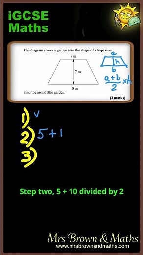 The One Trapezium Trick Examiners Don't Expect #gcsemaths #mathtricks #trapezium