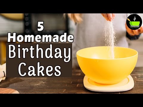 5 Quick and Easy Birthday Cake Recipes | Birthday Cake | Easy Birthday Cake Recipes | Birthday Cake
