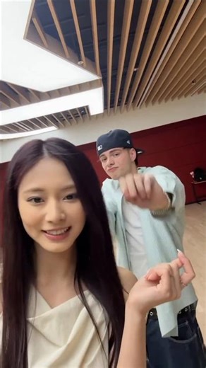 Tzuyu and Corbyn Besson's new TikTok! 🤩🎬🎶 #TikTok #Music #Idols