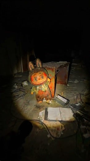 Looking for Labubu in Abandoned Cinema #find #labubu