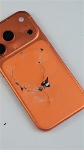 iPhone 17 Pro Durability Test – Ceramic Shield Gets Crushed! #iphone #test