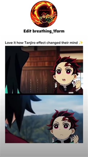 love it how tanjiro changed their mind🥹 comment your thoughts 💗👀 #demonslayer #anime #hashira #short