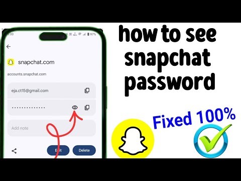 How To See Snapchat Password If You Forgot It | Find Snapchat Password