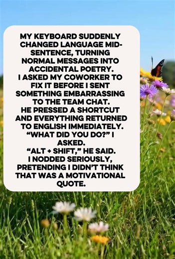 My keyboard changed language… my coworker fixed it instantly