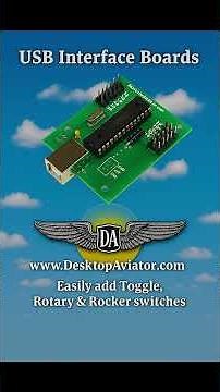 Desktop Aviator (DTA) Flight Sim Panels & USB Boards - #FlightSimPanel, #pilot, #aviation