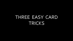 3 EASY Card Tricks And How To Do Them