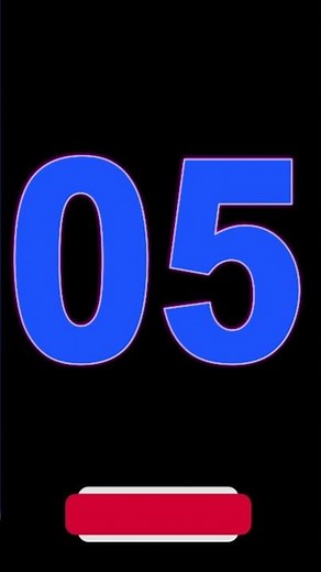 10 to 1 Countdown Amazing Neon color with words/Beep #shorts #2023