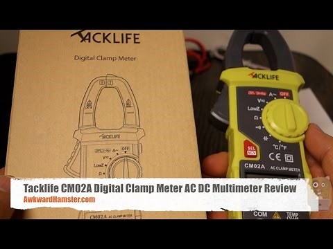 Tacklife CM02A Digital Clamp Meter AC DC Multimeter Review