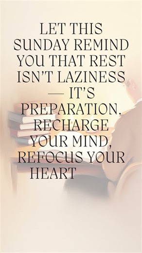 Sunday Morning Motivation: Recharge, Refocus & Rise Strong 🌅✨