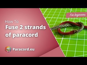 Easy way to join paracord ends together | Paracord basics | Tutorial for beginners