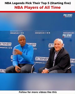 NBA Legends Pick Their Top 5 (Starting five) NBA Players of All Time . . . #NBA #legend #ProSport | Pro Sport