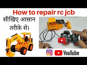 remote control jcb repair | how to repair jcb | how to repair toys | restoration rc jcb