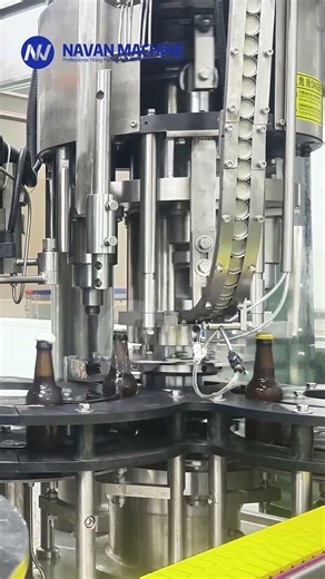 High-Speed Glass Bottle Beer Filling Machine | 800-12000 Bottles per hour - Navan Machine