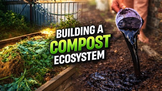 Building healthy soil by transforming our compost area