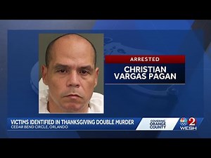 Victims identified in Thanksgiving double murder, suspect in jail