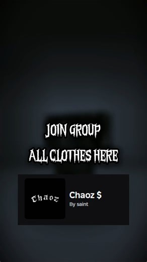 ROBLOX R6 OUTFIT IDEAS GROUP: Chaoz $ #fyp #outfit #roblox #r6