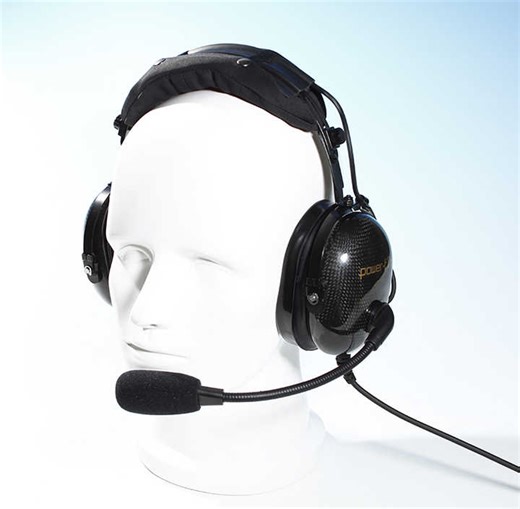 ANR Pilot Carbon Fiber Aviation Headset for Aircraft