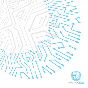 Vector circuit board, digital technologies abstraction. Computer...