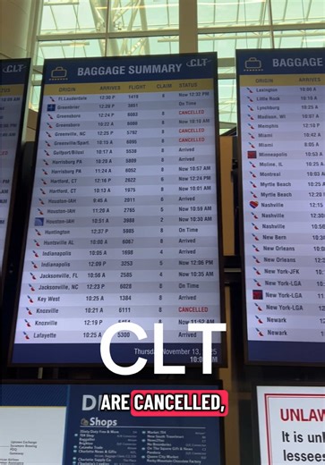 CLT today! The government is reopened and flights are going back to normal and workers go back to work!! #TSA #FAA #CLT #flightattendant #airport