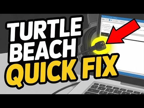 How to connect Turtle Beach headset - Quick Fix