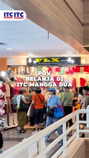 Begini nih suasana ITC Mangga Dua Menjelang Imlek. Rame banget, seru! #itcgroup #itcmanggadua #imlek