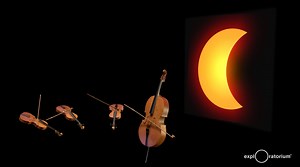 When the moon passes between Earth and the sun on August 21, there will be nothing to hear—just the silence of three celestial objects briefly aligning, then continuing on their way. To Exploratorium composer Wayne Grim, however, that silent passing is an opportunity to make music unlike any other. Find out how. To hear the Kronos performance of Grim’s sonification, tune in to the Exploratorium's eclipse website (http://explo.me/DlU130euWZB) or our free Total Solar Eclipse app on the morning of 