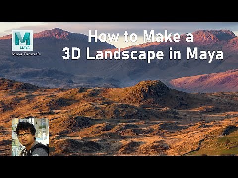 How to make a 3D Landscape in Maya