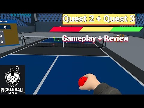 Pickleball One Quest 2 / 3 Gameplay + Review - Another Fun Sports Game In VR!