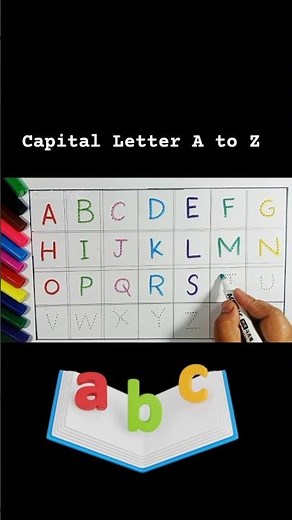 Alphabet abcd | writing letters | abc song |a to z alphabet, capital letters