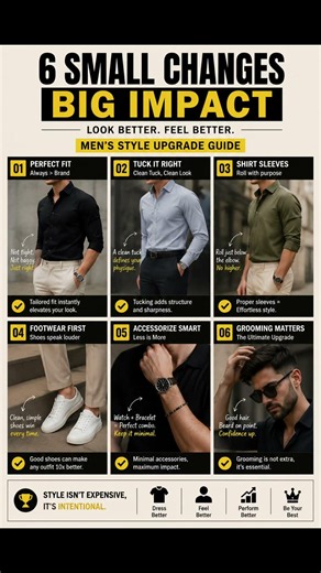 🔥 6 Small Style Changes That Make You Look Expensive 🔥 #styleguide #fashionguide