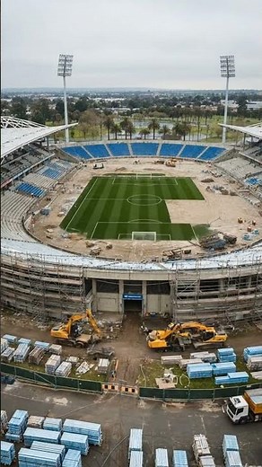 everyone👋In this video, you’ll see how a beautiful football field is built from start to finish. 🏟️✨