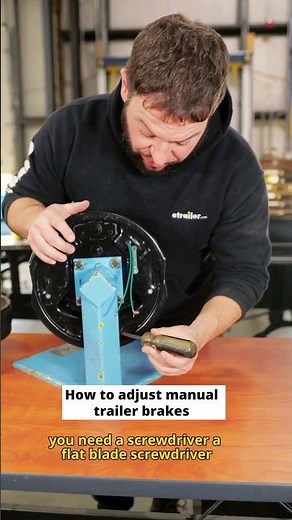 Adjusting trailer brakes explained.#diyproject #diy #diytrailer #brakes #utilitytrailer #learning