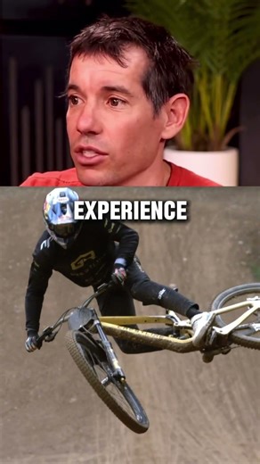 Do you agree? Very interesting take on fear by the legend @alexhonnold9601 🤟🏻 #mtb #fear