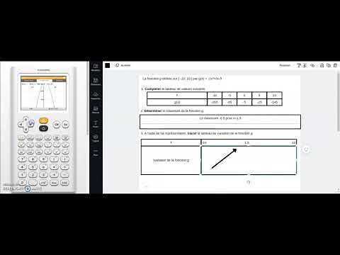 Tuto étude de fonction avec Numworks