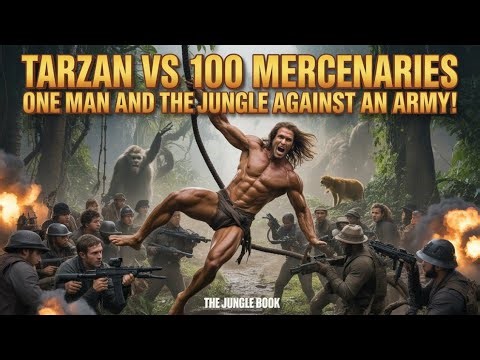 Tarzan vs 100 Mercenaries – One Man and the Jungle Against an Army!||TheJungleBook