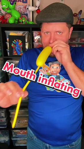 Replying to @podcastgem6217 How to train yourself to mouth inflate balloons. #BalloonArt #BalloonArtist #BalloonTwister