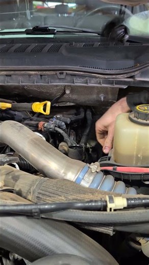 6.7 Powerstroke with stopped up ccv! #powerstroke #automobile #mechanic #ford #diesel