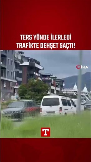 Ters Yönde İlerleyen Sürücü, Trafikte Dehşet Saçtı! #Shorts