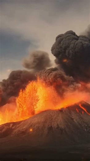 This Is What a Volcano Actually Sounds Like 🌋 #youtubeshorts #shorts #short #volcano #facts #asmr