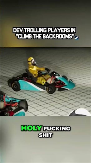 Game DEV Spawns Go-Karts In The Backrooms #shorts