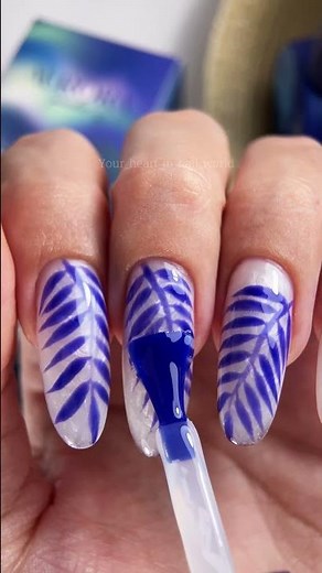 Blue Bliss Nail Art ✨ | Stunning Blue Chrome Manicure Tutorial 💙 #bluenails