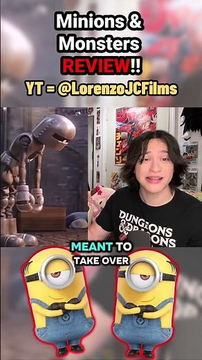SPOILER FREE REVIEW 🤩 Dort was the 🐐 in Minions and Monsters #minions #minionsandmonsters #film