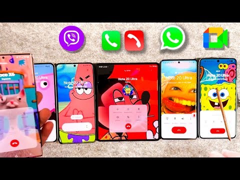 Conference Call, Viber, WhatsApp + MEET - Z Fold3 & Pixel 8 & Blackview & Poco & Nothing vs Note 20U